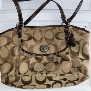 Coach Signature Monogram purse